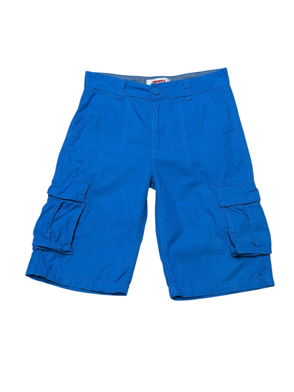 Levi’s Cargo Shorts Boys 14 Regular W27 Blue Casual Youth Bottoms Kids